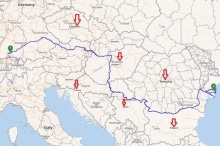 Eastern Europe and the Danube River
