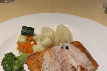 Ruby Princess Day 1 lunch fish