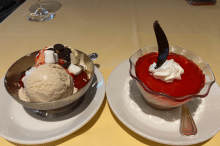 Ruby Princess Day 1 lunch dessert