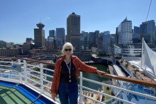 Vancouver from the deck of the Ruby Princess