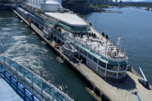 Vancouver from the deck of the Ruby Princess