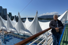 Vancouver from the deck of the Ruby Princess