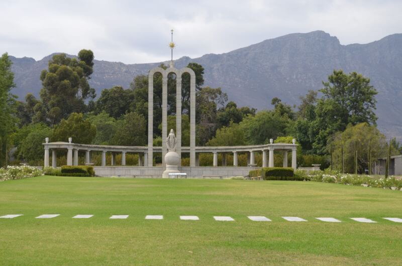 ﻿Franschhoek, Western Cape, South Africa. Together with history and select wine farm details
